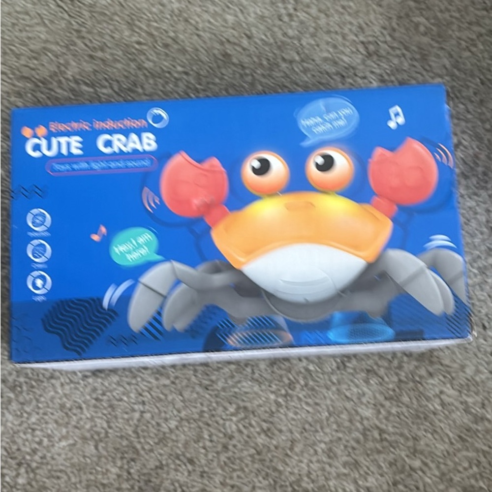 Cute crab infant /toddler toy